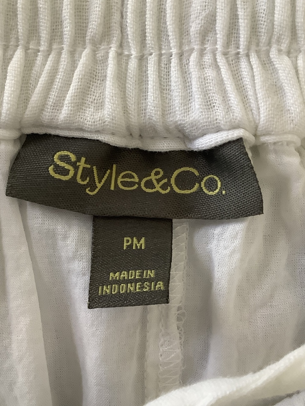 Style & Co. White Tiered Midi Skirt with Ruffle Hem - Picture 7 of 9